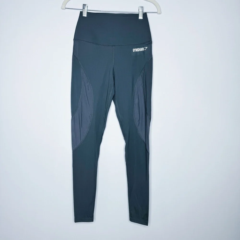 Gymshark - Dark Grey Mesh Leggings